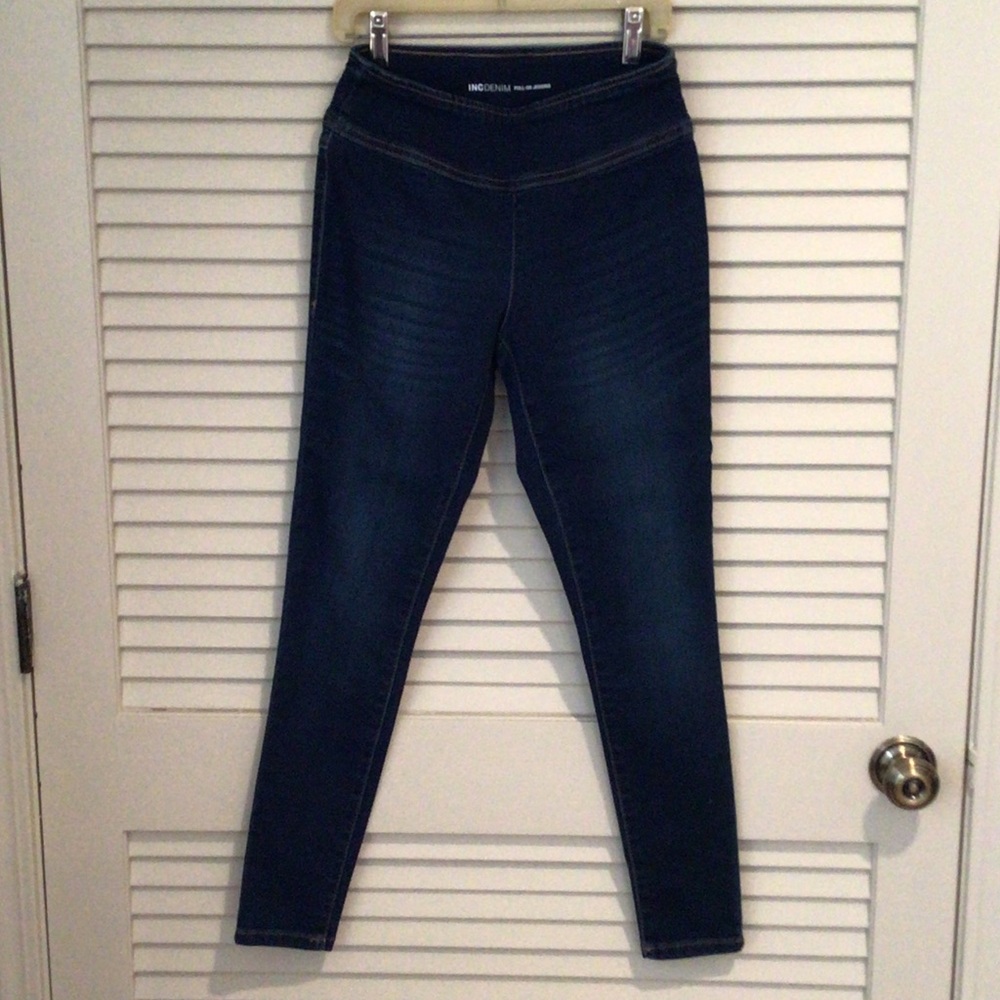 INC International Concepts Dark Blue Jeggings
